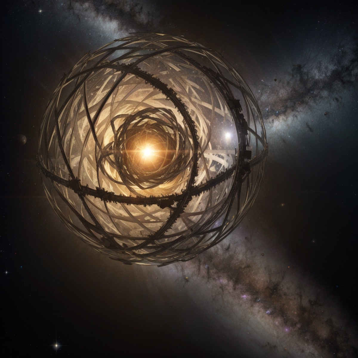 dyson_sphere, space background,  <lora:dyson_sphere_12:0.8>, night sky